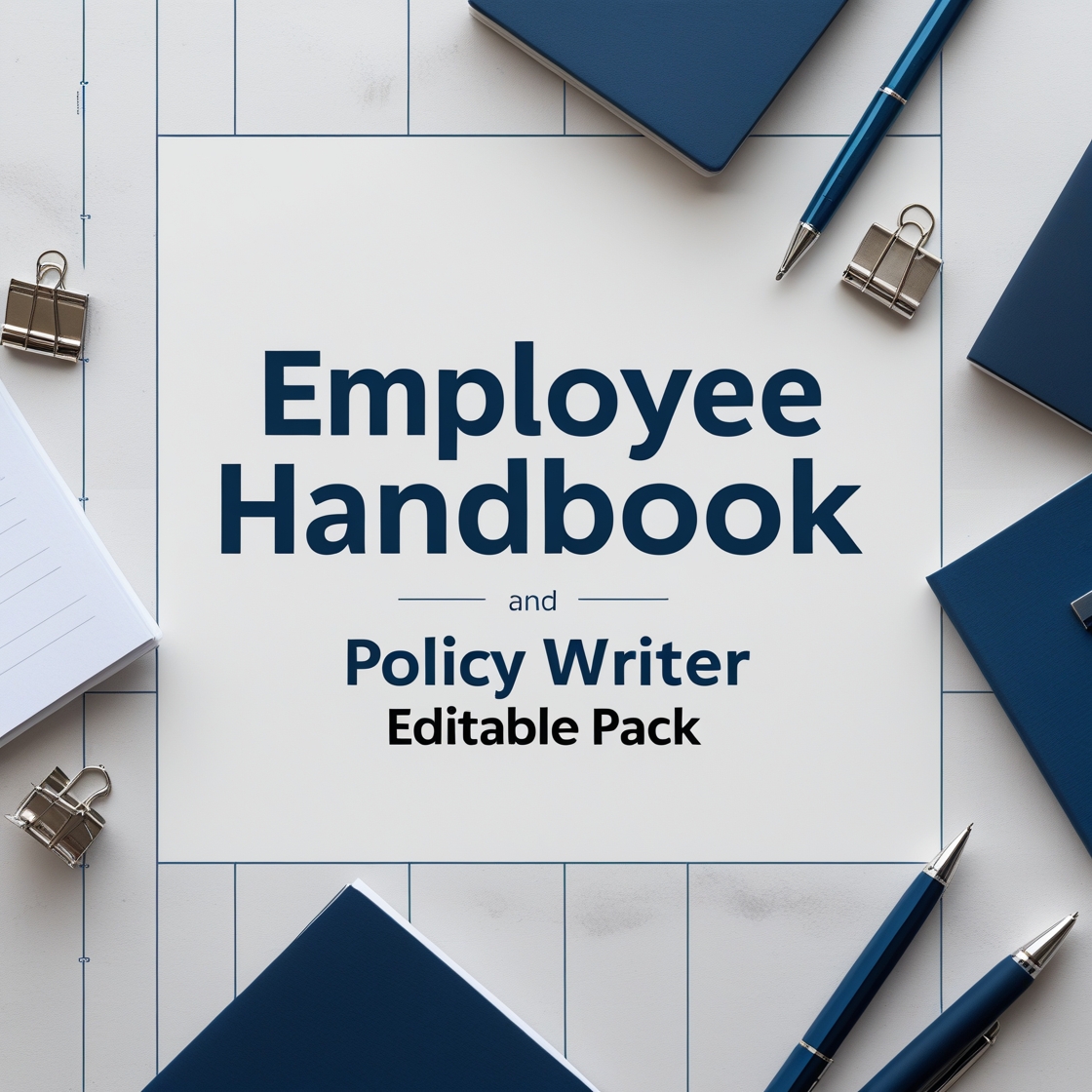 Employee Handbook & Policy Writer (Editable Pack)